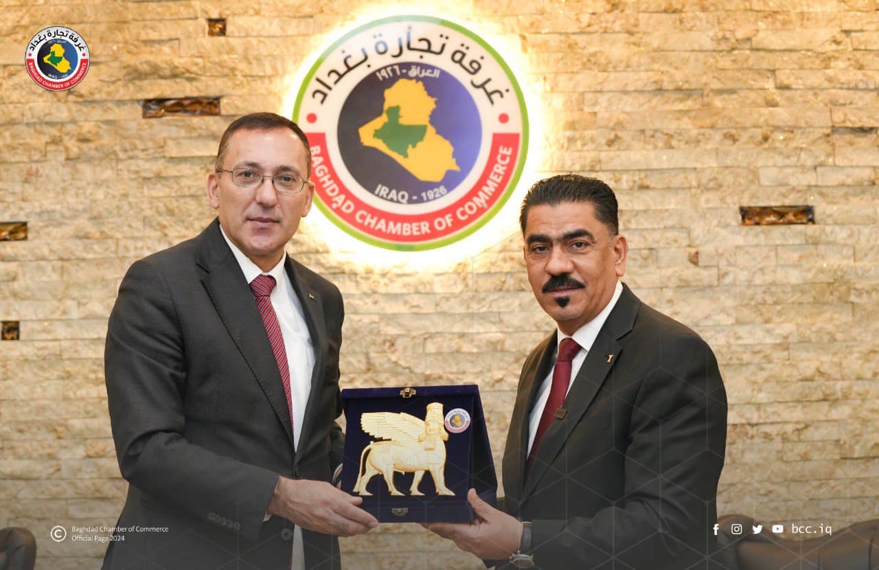 الحمداني يستقبل السفير الفلسطيني في بغداد 