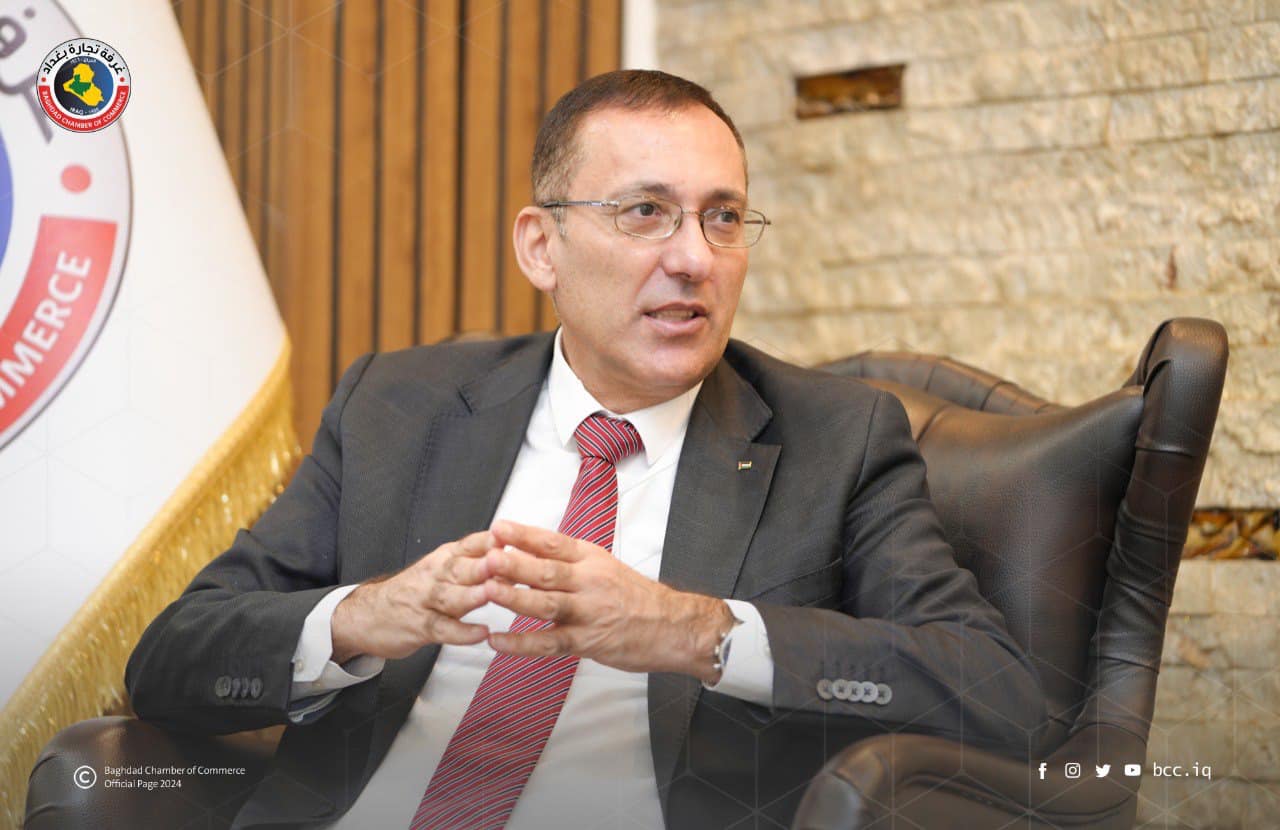 الحمداني يستقبل السفير الفلسطيني في بغداد 