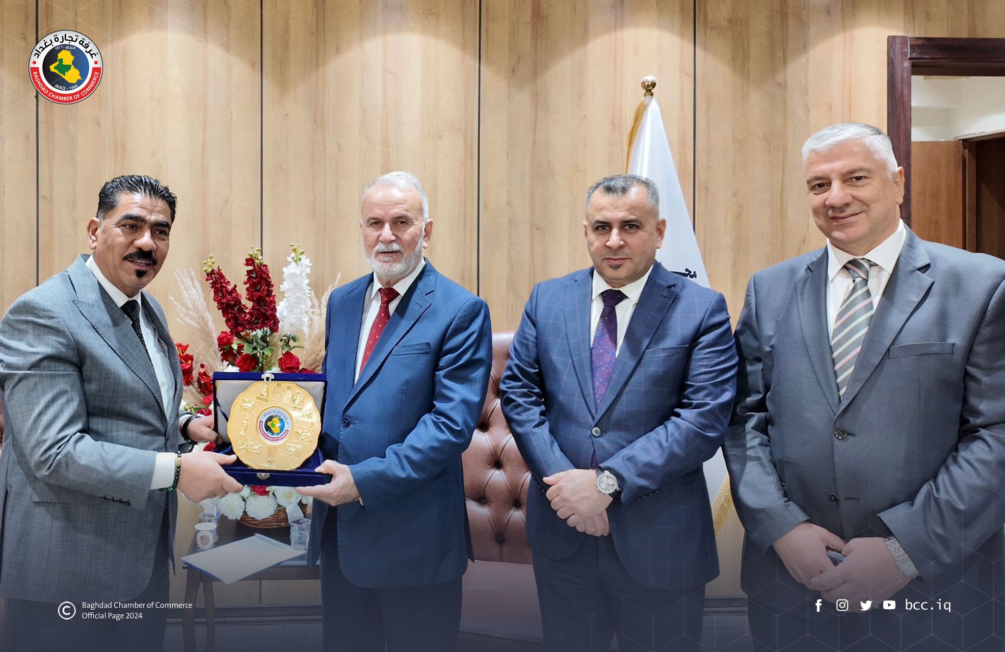 محافظ بغداد يستقبل الحمداني ويناقشان تطوير واقع المدينة