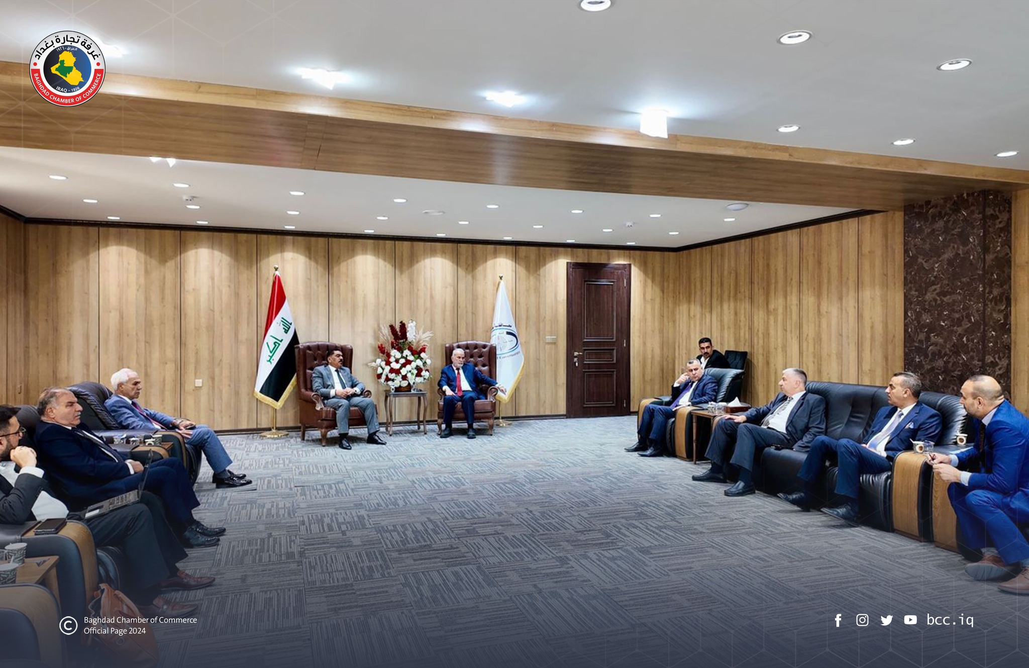 محافظ بغداد يستقبل الحمداني ويناقشان تطوير واقع المدينة
