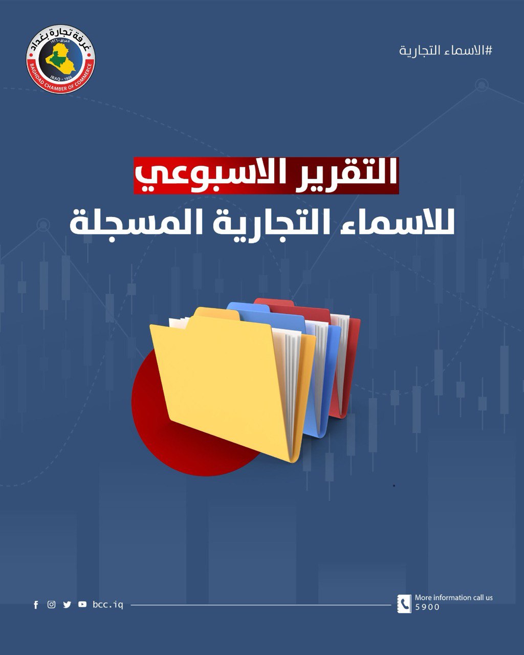 التقرير الاسبوعي للاسماء التجارية 